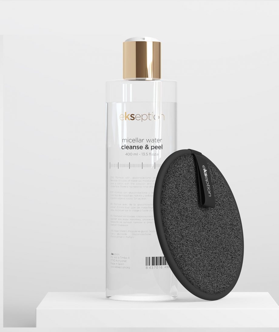 micellar water cleanse & peel